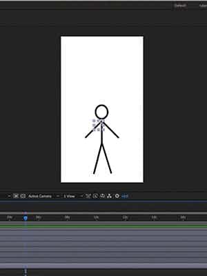 cover photo for Basics of After Effects Character Rigging