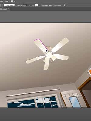 cover photo for Creating a Ceiling Fan in After Effects